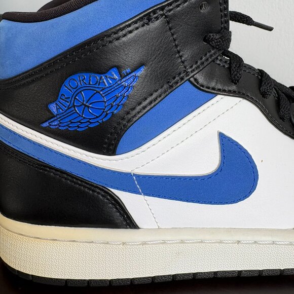 AIR JORDAN 1 MID "RACER BLUE" - Picture 5 of 9